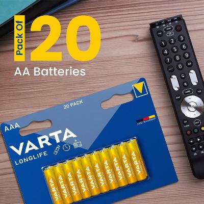 Varta 8Batteries AA+, 8 & 4 Batteries Varta 8Batteries AA+, 8 & 4 Batteries