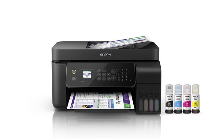 L5190/EPSON ECOTANK A4 Multi Function printer ,wifi,4,800 x 1,200 DPI,Black INK-JET / PRINT, COPY , SCAN , FAX / 4800 DPI