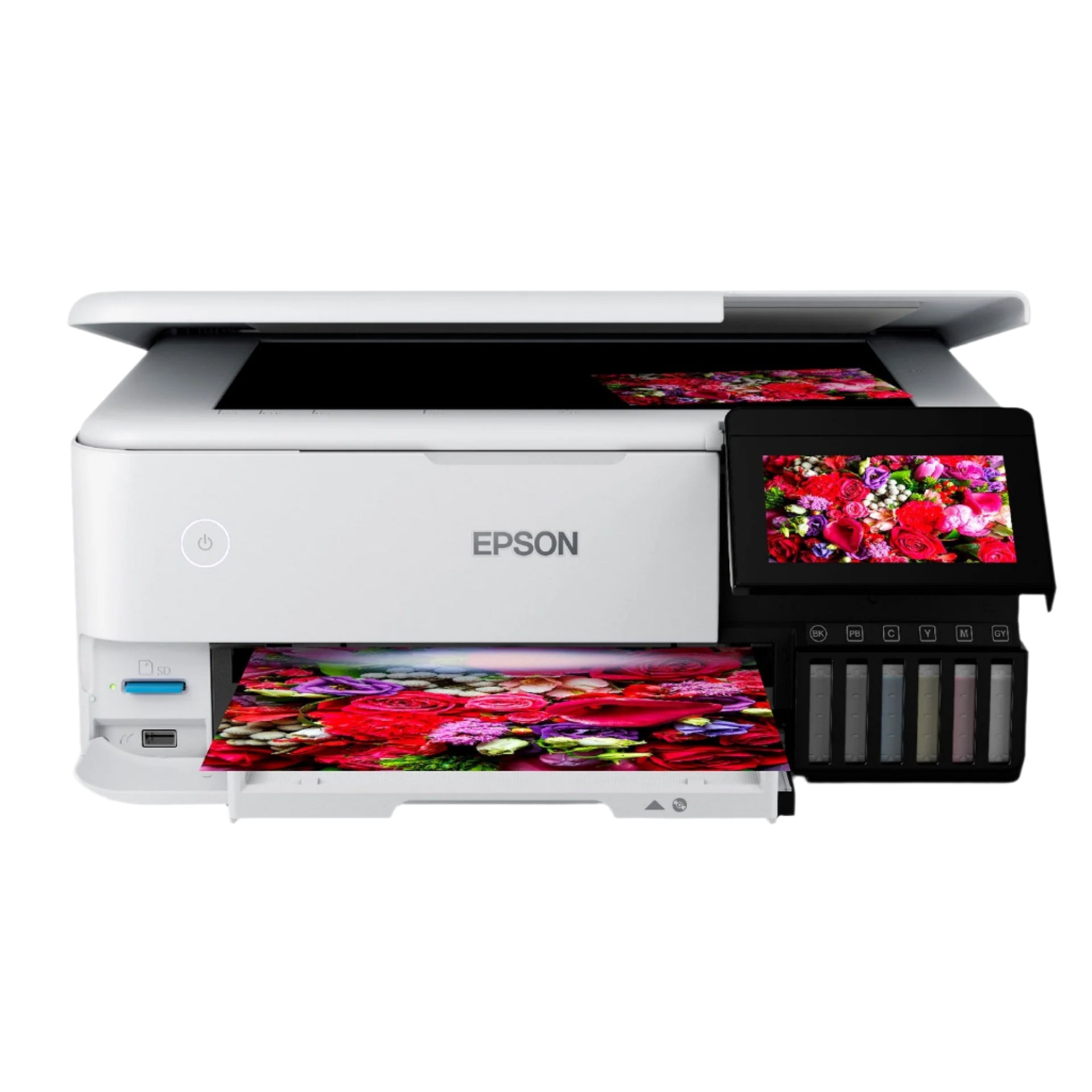 Epson Multifunction Printer Eco Tank A4, Tank Photo, Wifi, 5760DPI, White