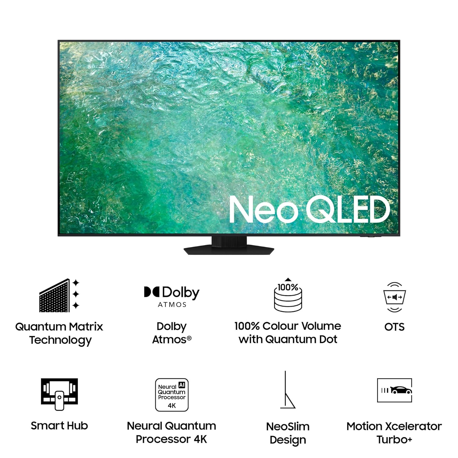 Display Samsung LED TV 65Inch, Smart, Neo QLED 4K, 100Hz, 4HDMI & 2USB, Satellite Built in