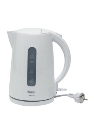 WK 1001 /Fakir Kettle 2200W,Capacity 1.7L,White KETTLE / 1.7 L / 2200 WATT