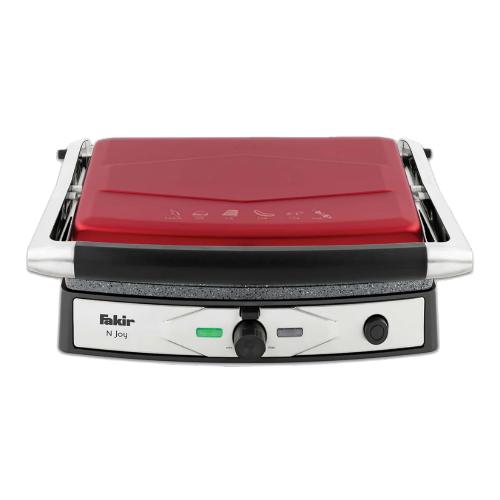 N JOY ROUGE / Fakir Grill and Toaster 2000W power ROUGE 6 toast slices capacity Adjustable Teampresu 2000 watt / ROUGE