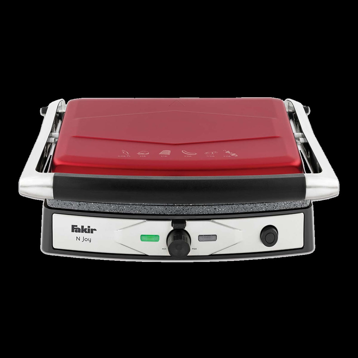 N JOY ROUGE / Fakir Grill and Toaster 2000W power ROUGE 6 toast slices capacity Adjustable Teampresu 2000 watt / ROUGE