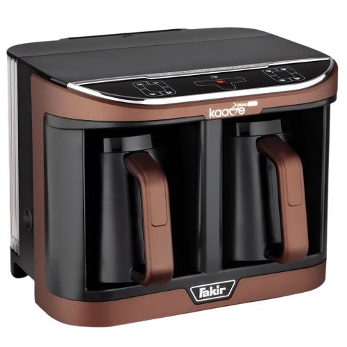 KAAVE DUAL PRO BROWN / Fakir Turkish Coffee Maker Brown Automatic Water Feeding 2.3L Double Brewing 2.3 L / BLACK