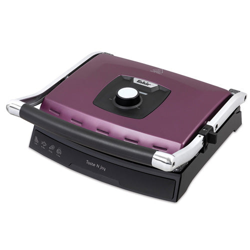 TASTE N JOY, Violet/Fakir Fakir Grill 2000W,Teflon plates,180° opening plates,adjustable temperature