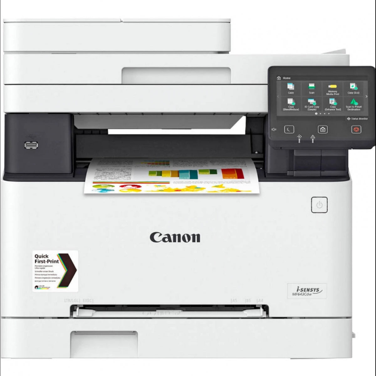 5158C004AA/CANON,LASER MFP I-S MF655CDW EMEA,WIFI,WHITE,LCD Display,Ethernet,Multifunction(PRINT,COP LAZER / PRINT,COPY,SCAN / 1200 DPI