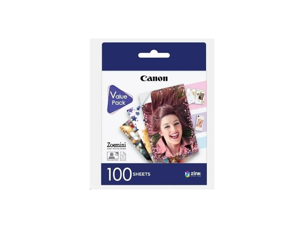 6135c003AA/Canon Zoemini Zink Paper 100 sh value pack Paper / COLORED