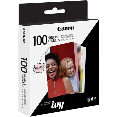 6135c003AA/Canon Zoemini Zink Paper 100 sh value pack Paper / COLORED