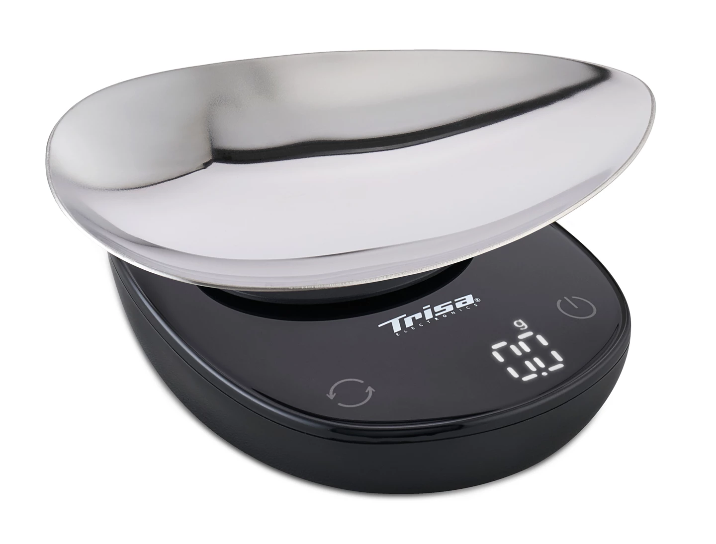 Trisa Digital Kitchen Scale, Flavour Scale, Black