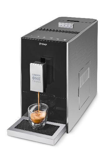 Trisa Automatic Coffee Machine, Crema One Touch, Silver