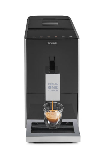 Trisa Automatic Coffee Machine, Crema One Touch, Silver