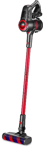 Trisa Stick Vacuum, Quick Clean Prof, Black & Red