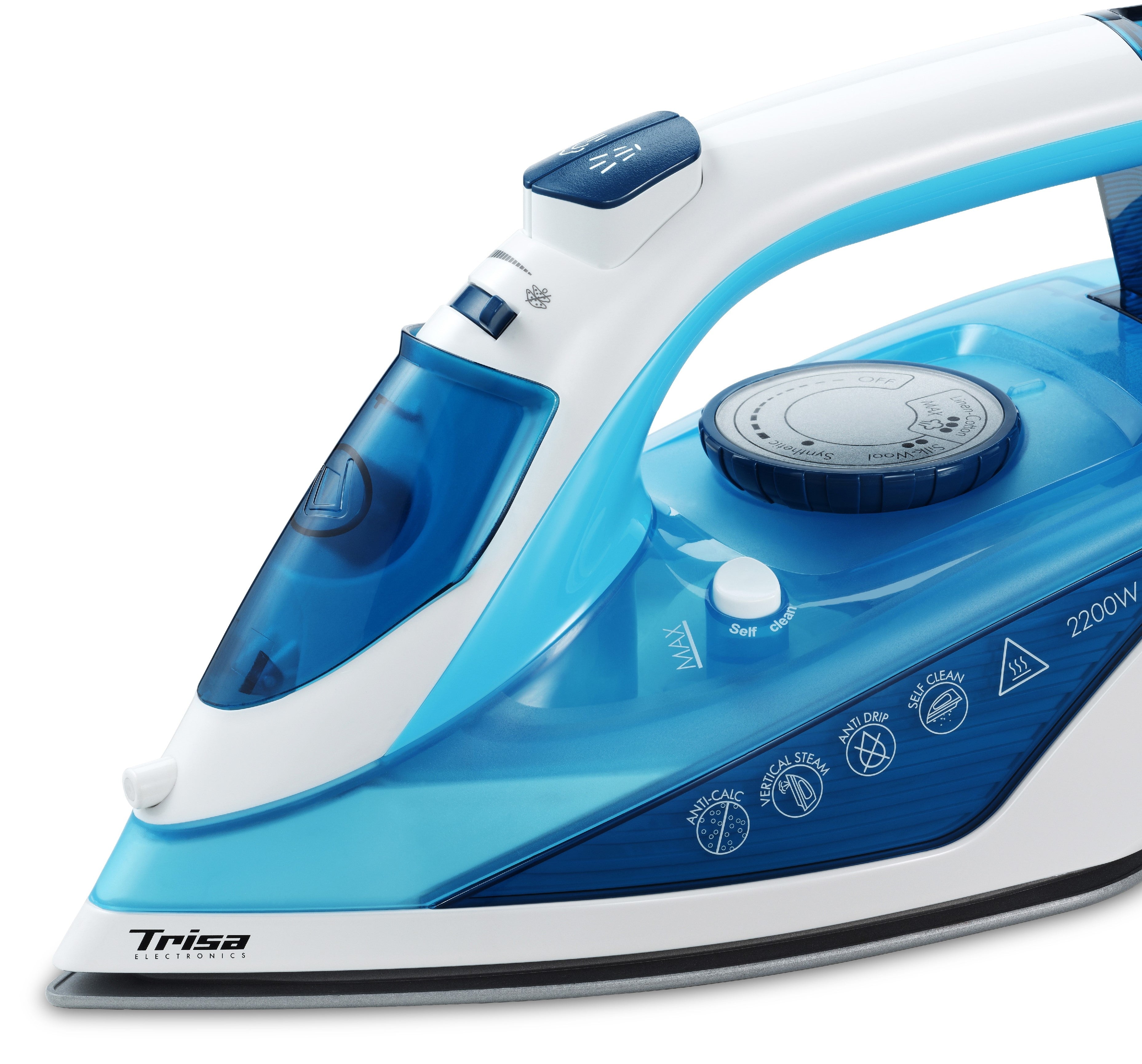 7957.1745 / Trisa Steam Iron "Comfort Steam i5717" blue