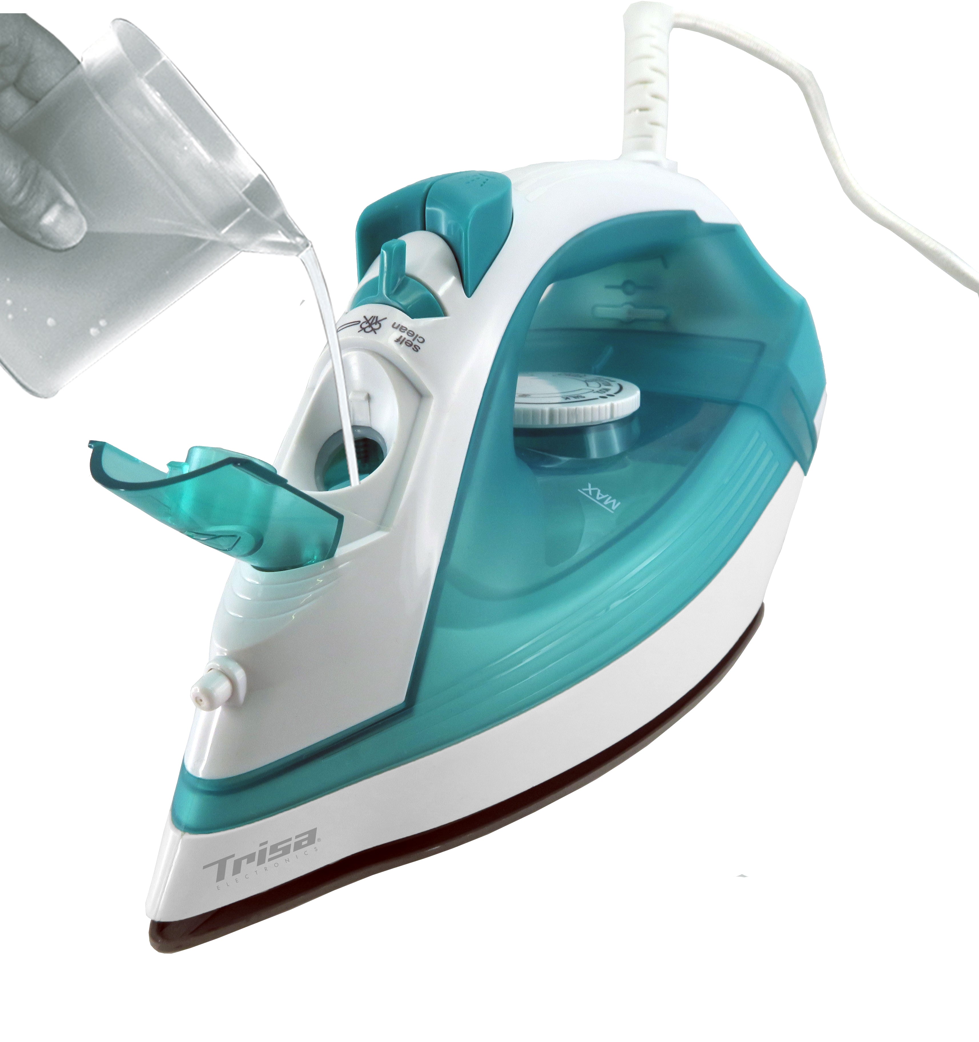 7955.2145 / Trisa Steam Iron "Classic Steam i5521" turquoise