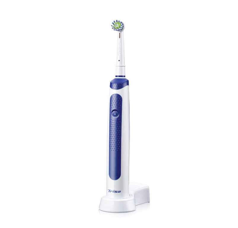 Trisa Electric Toothbrush, Active Care, White & Blue