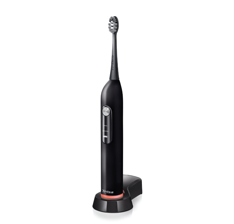 Trisa Toothbrush Replacement, Active Care, Black