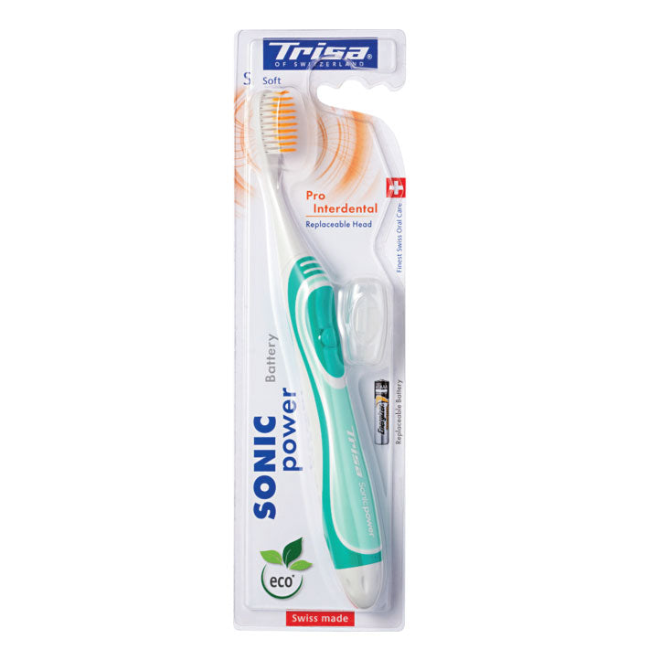 فرشاة أسنان Trisa Sonic Power Pro Interdental Soft، متعددة الألوان