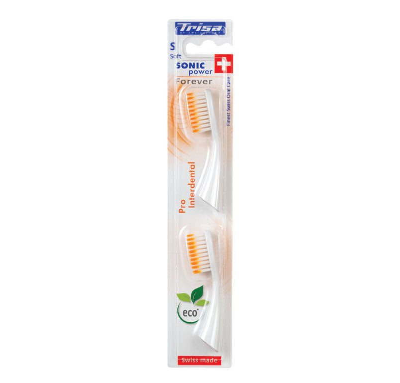 Trisa Toothbrush Sonic Power Battery Pro, Interdental Soft Display, Multi Color