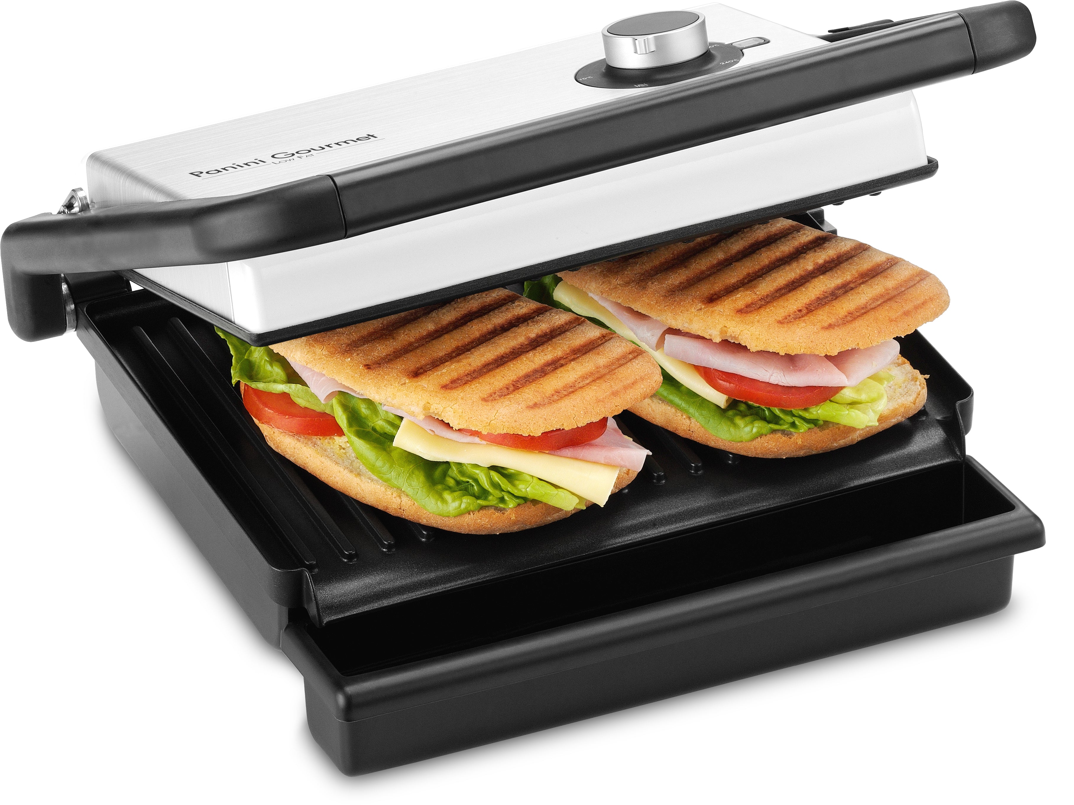 7366.7545 / Trisa Double plate barbecue grill 7366.7545 "Panini Gourmet"