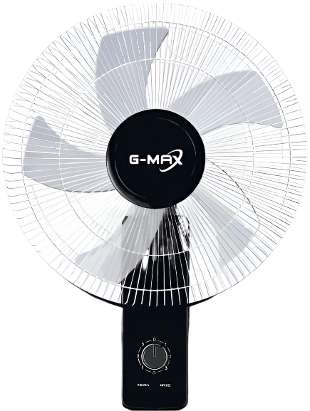 G-MAX Wall Fan 18Inch, Black G-MAX Wall Fan 18Inch, Black