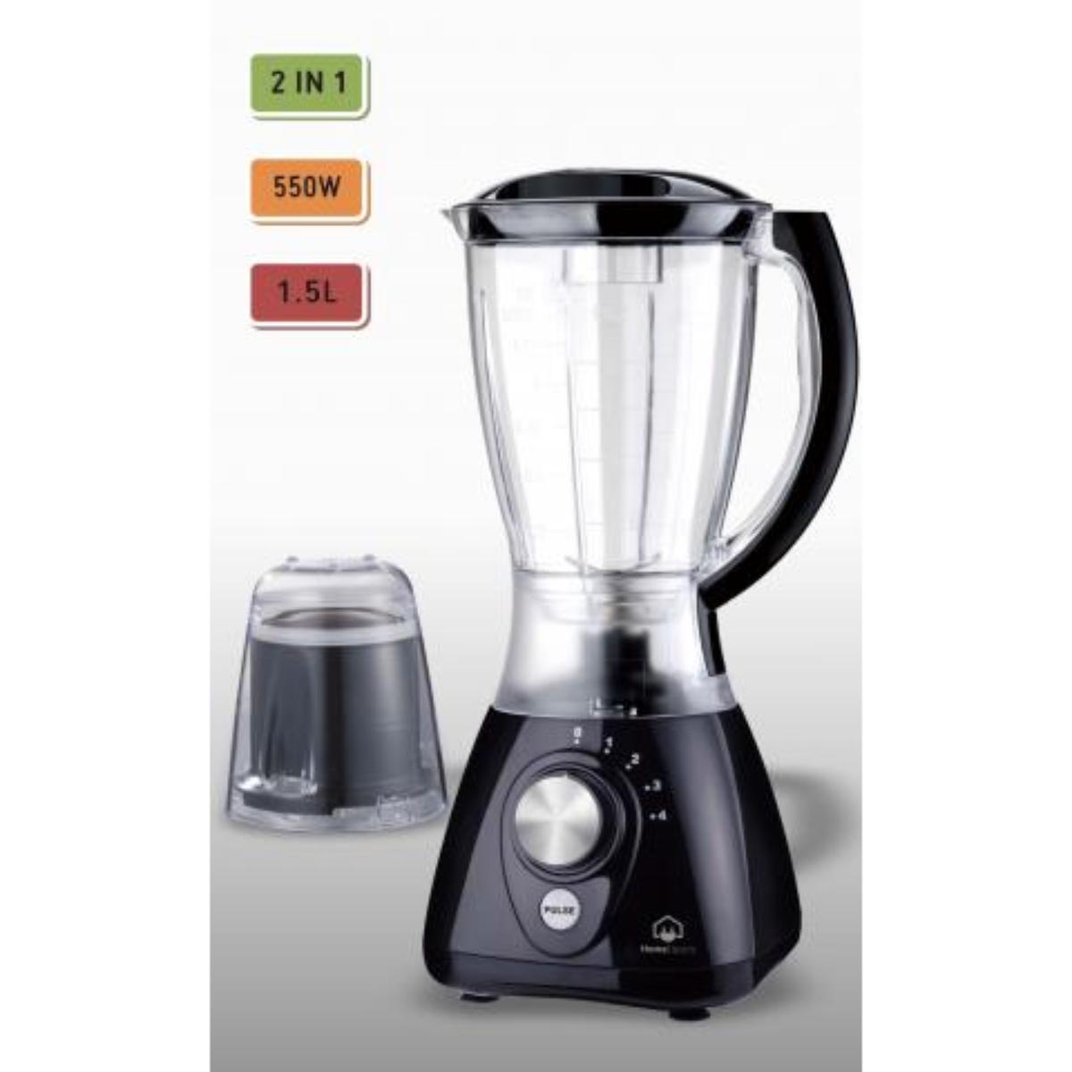 T-619/HOME ELECTRIC GLASS BLENDER 550 W 2 Speeds BLENDERS / 600 ML / 550 WATTS