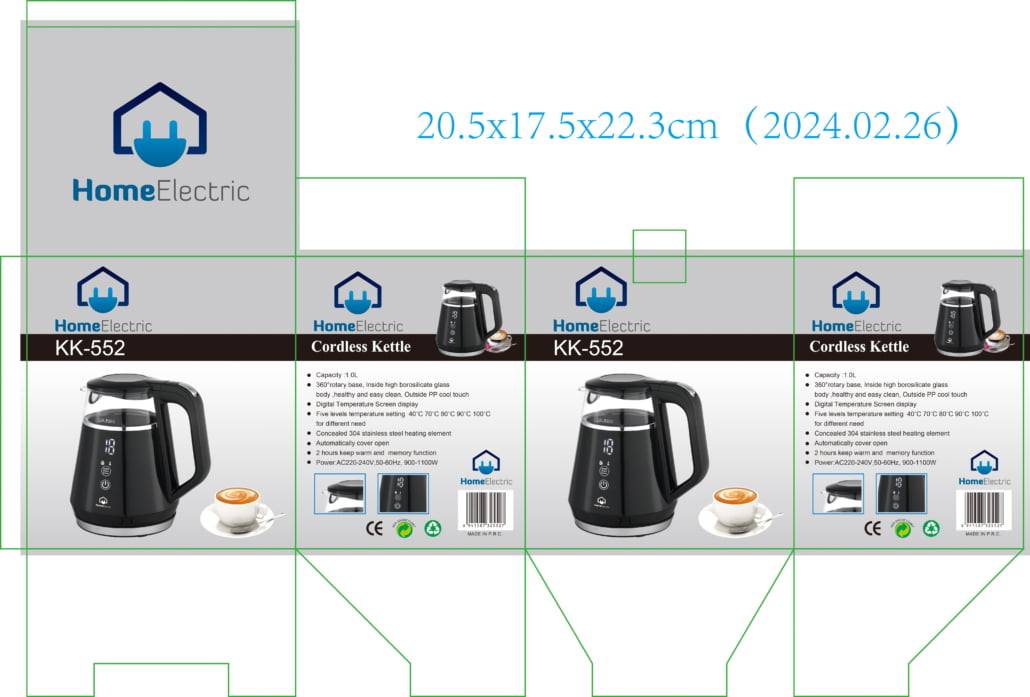 Home Electric Kettle Digital Glass With Stainless 1 L 1100 W Black And Silver Elect Home Electric Kettle Digital Glass With Stainless 1 L 1100 W Black And Silver Elect