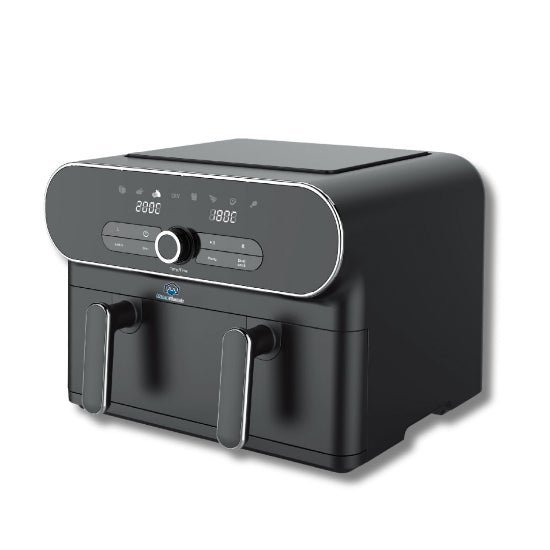 Home Electric Fryer Dual Basket, 11Lit, 2400Watts, Black Home Electric Fryer Dual Basket, 11Lit, 2400Watts, Black