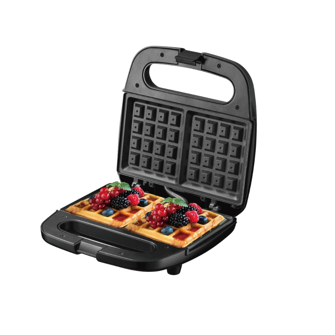 Home electric Waffle maker Stainless steel decoration, Black