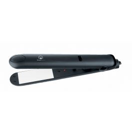 HF-55/Home Electric Hair straightener | Color: black | Plates size (mm): 28 | Heat: YES | Plates Mat STRAIGHTENER / 28MM / BLACK