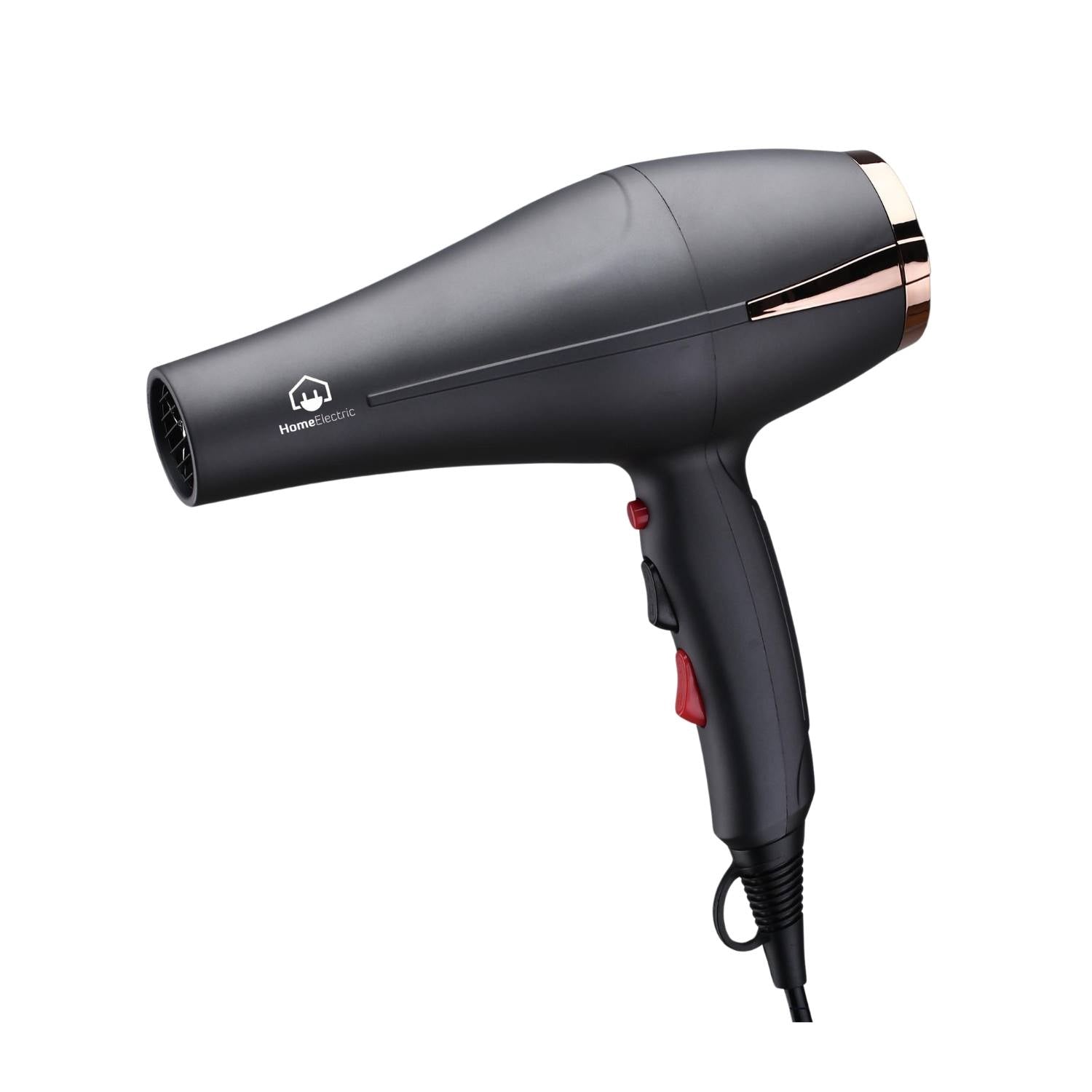 HHD-6000 / Home electric Hair Dryer 2200 W Black , AC Motor , Two Speed ,  Four Temperature , collin