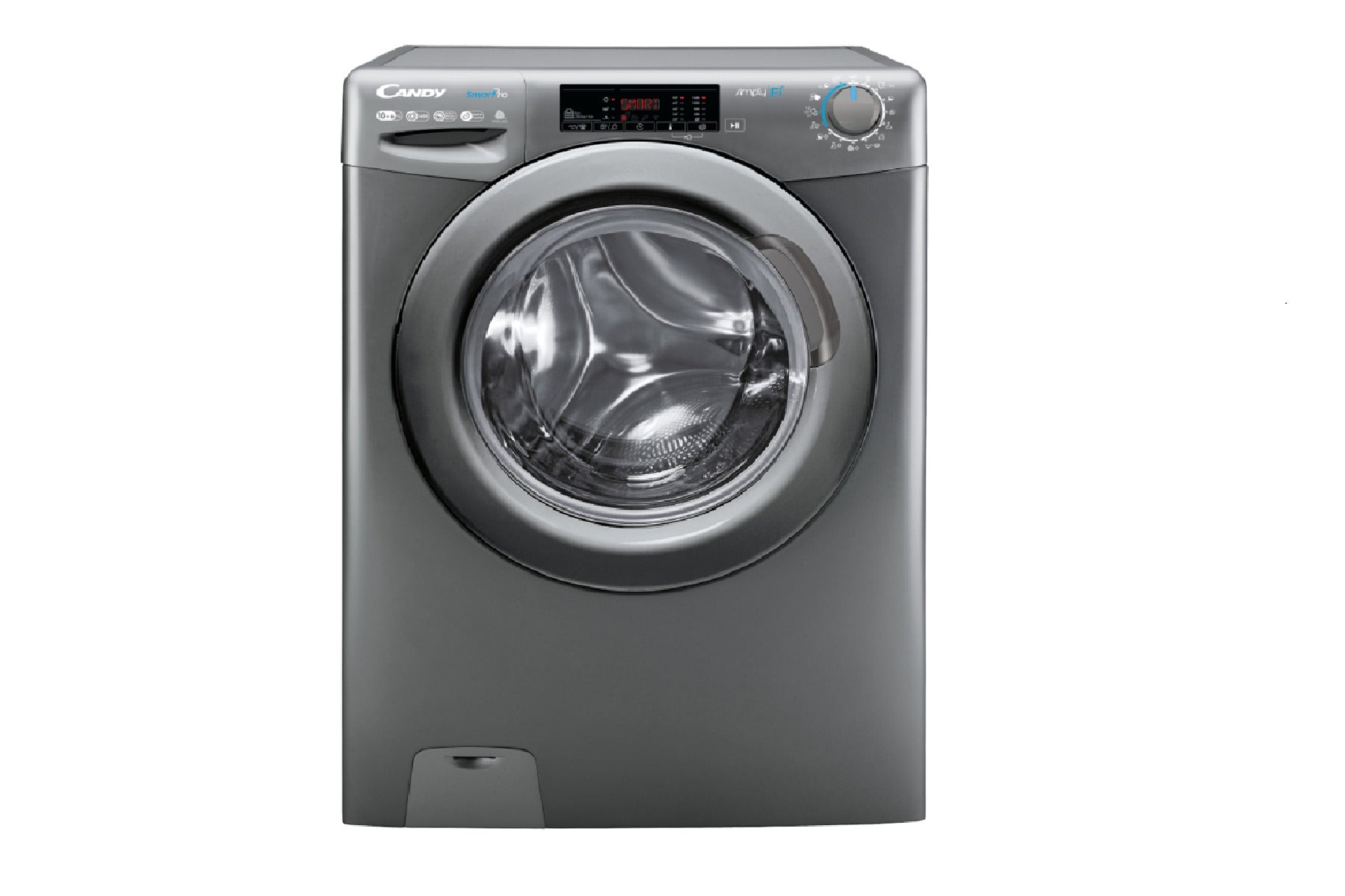 Candy 10Kg Washer + 6Kg Dryer - 1400Rpm - Anthracite - Anthracite Door - Smartpro -