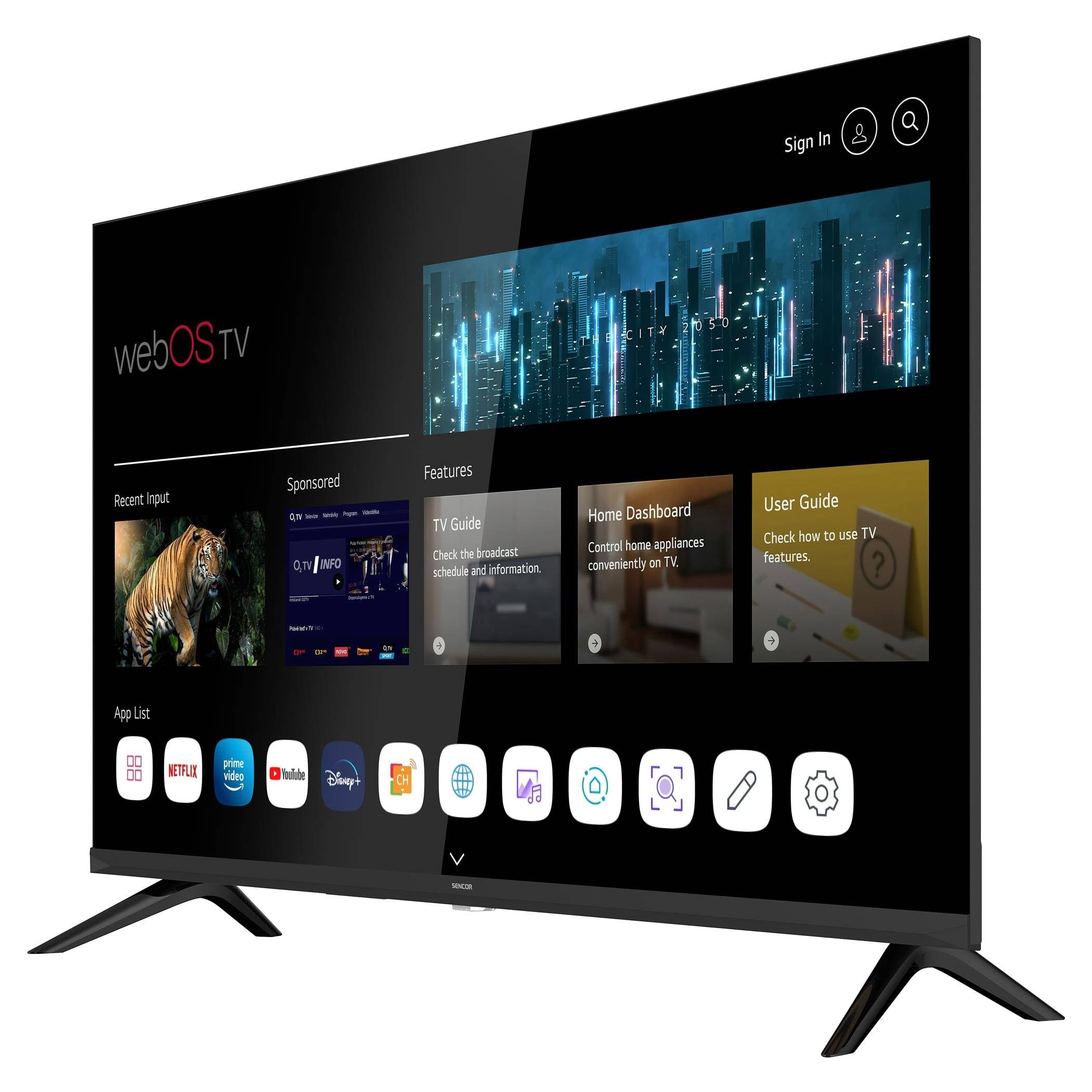 LD 7500 Smart / General deluxe Android TV 4K 75 inch, WebOS Hub, HDMI 3, Power supply 100-240 V, Max