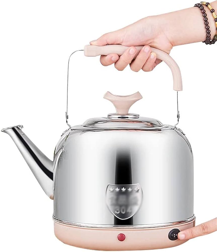 DL-03/TRUONG NIEN 5L super speed electric kettle self-shut, FAST BOILING/ AUTOMATIC TURN OFF 1500 watt / silver