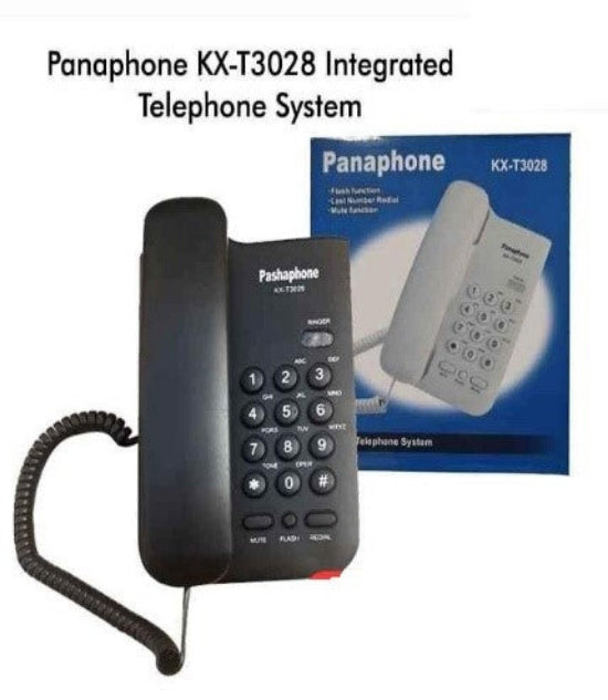 Panaphone Landline Integrated Telephone System, Black Panaphone Landline Integrated Telephone System, Black