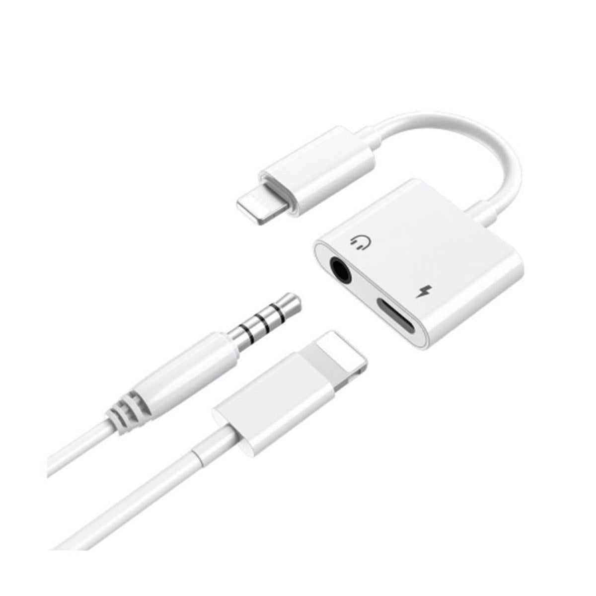 Rl-La07I Remax Concise Series Lightning To Lightning Headphone Jack Audio Adapter