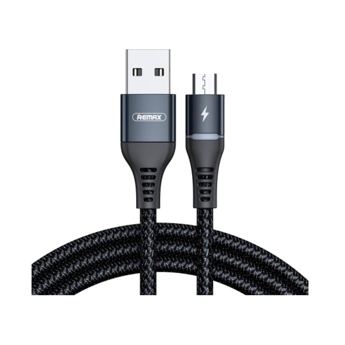 Remax Cable For Microusb Safe Quick Charge With Colorful Led Light & Fast Data Transmission