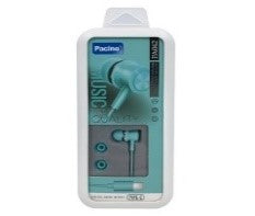 PA042/PA041/Pacino Basics In-Ear Wired Headphones, Earbuds with Microphone In-Ear / Black / Wired