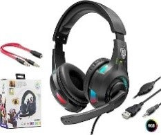 KR-GM401-GM402-GM403-GM404/KR Pc Gaming Headset HEADPHONE / Black / Wired