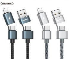 Remax Cable Aurora 4In1 Cable Type-C Iphone Usb