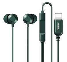 RM-512i/REMAX Wired In-Ear Handfree With Mic Lightning Audio Stereo for iphone In-Ear / Black / Wired