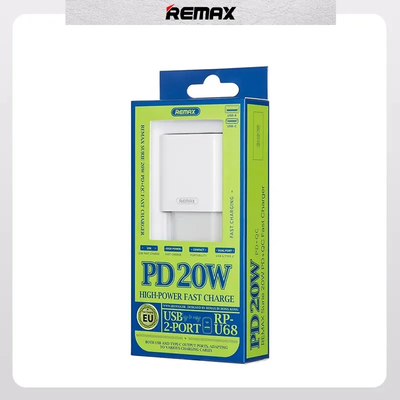 Remax Surie Series 20W Pd+Qc Fast Charger