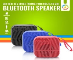 ZQS2203/Sing-e BLUTOOTH MINI SPEAKER SUPER BASS SPEAKR SPEAKER 2INCH 5W BATTERY CAPACITY 1200MAH Speaker / Black / WIRELESS