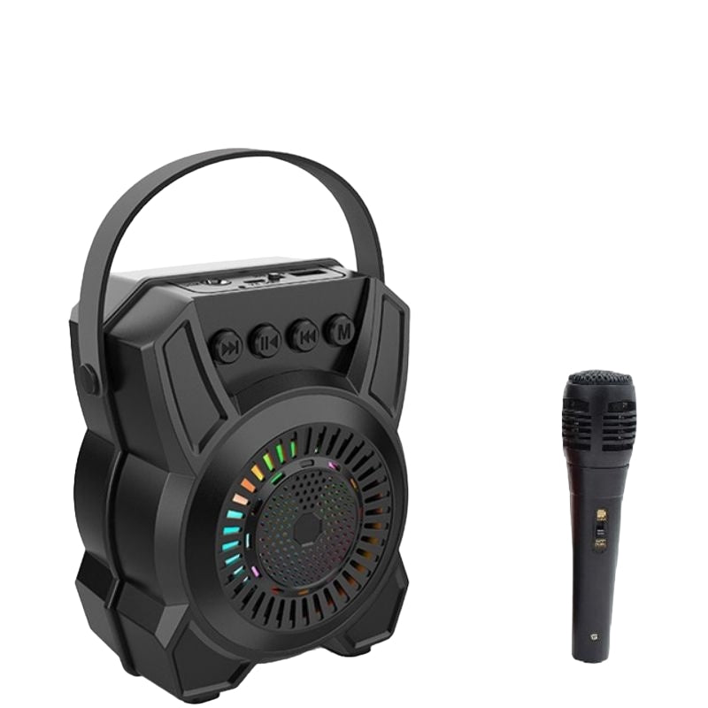 ZQS1316/Sing-e BLUTOOTH SPEAKER MULTI MEDIA SPEAKR   SPEAKER 3 INCH 8W BATTERY CAPACITY 1200MAH TF Speaker / Black / WIRELESS