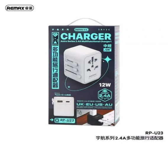 Remax Astro Series Multifunctional Charger Multifunction Charger 12W Charger Adaptor