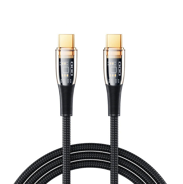 Remax Explore Series 100W Cyberpunk Pd Fast Charging Data Cable Type-C To Type-C-1.2M