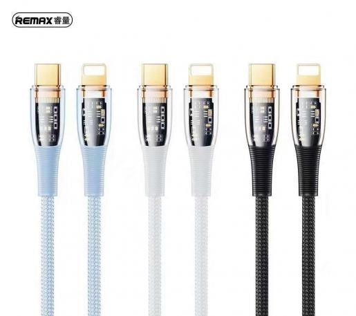 Remax Explore Series 20W Cyberpunk Pd Fast Charging Data Cable Type-C To Lighting