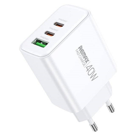 REMAX Kiddy Series 40W 3Port 1A + 2C Fast Charger