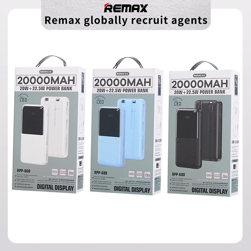 Remax Cyndle Series Power Bank 20W+22.5W, 10000Mah