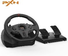 Pxn Gaming Steering Wheel - 270/900° Pc Racing Wheels With Linear PedalsWith Pedals And Joysti