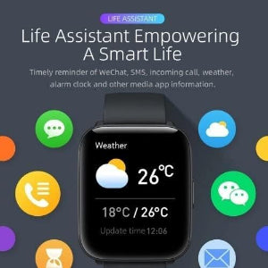 Mibro Smartwatch C2, Waterproof, Black